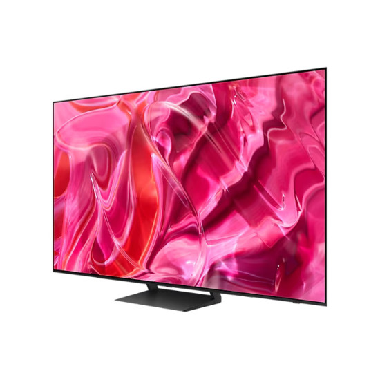 تلفزيون سمارت سامسونج، 77 بوصة، OLED ،4K، مزود بريسيفر داخلي، 77S90C - اسود