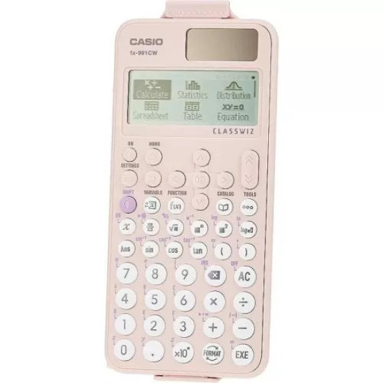 الة حاسبة رقمية كاسيو، FX-991CW-PK-W-DT - بينك الة حاسبة رقمية كاسيو، FX-991CW-PK-W-DT - بينك