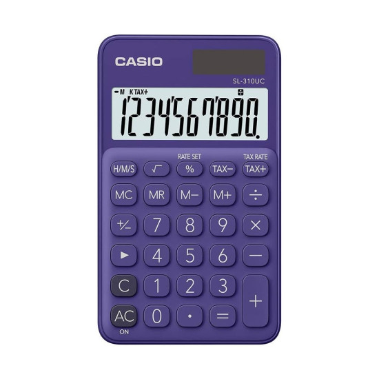 الة حاسبة رقمية كاسيو، SL-310UC-PL-N-DC - كحلي