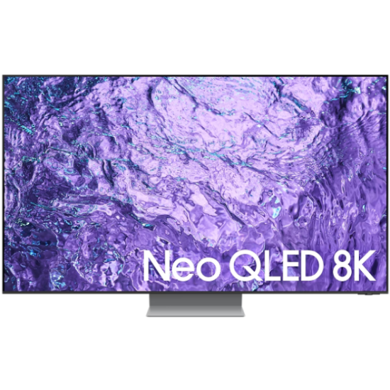 تلفزيون سمارت سامسونج، 55 بوصة، 8K، NEO QLED، مزود بريسيفر داخلي، 55QN700C - اسود فاتح