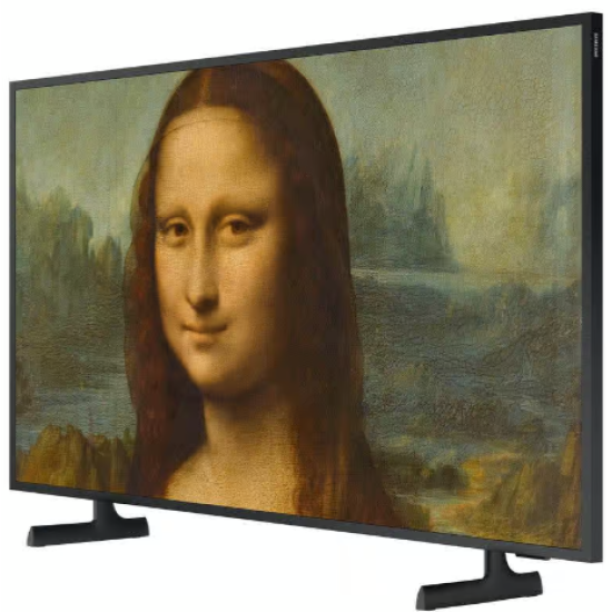 تلفزيون سمارت سامسونج، 55 بوصة، 4K UHD، QLED، مزود برسيفر داخلي، 55LS03B - اسود