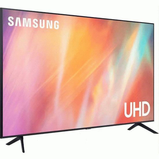 تلفزيون سمارت سامسونج، 65 بوصة، 4K UHD، LED، مزود برسيفر داخلي، 65CU7000 - اسود